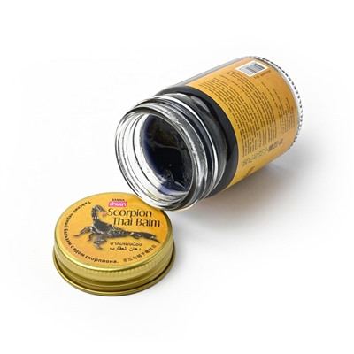 SCORPION THAI BALM, Banna (Тайский черный бальзам С ЯДОМ СКОРПИОНА, Банна), 50 г.