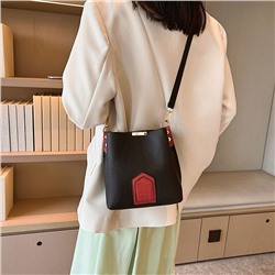 369-5379-4 син Сумка женская (20х19х10)