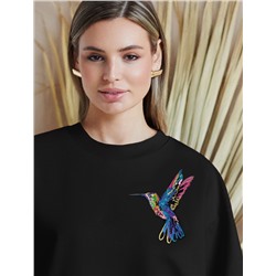 Футболка из тонкого эластичного футера со шнуром внизу