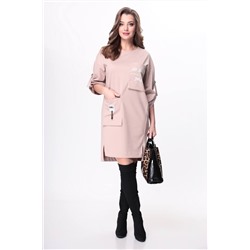 Taita plus 2133/15-1 розовый, Платье