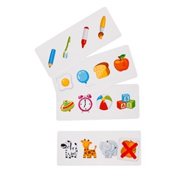 Развивающая игра для маленьких «Лишнее и правильное» 2, серия «Учись, играя» (логические задачи)