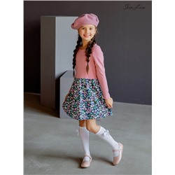 Платье Энни зефир - луговые цветы