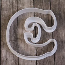 Вырубка для пряника "буква Э" пластик, 8 см