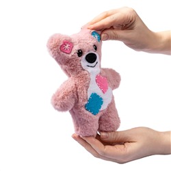 Мягкая игрушка из меха и фетра "Медвежонок" своими руками