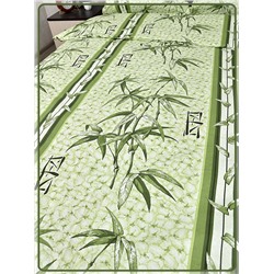 Постельное белье Шуйская бязь Бамбук зеленый 5758-2