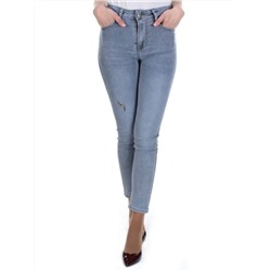 8013 BLUE Джинсы женские ADORNSKY (65% хлопок, 35% полиэстер) размер W25