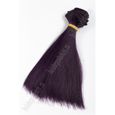 Фурнитура "Трессы для кукол Premium" 15 см; 30 гр (SF-2859) прямые №850