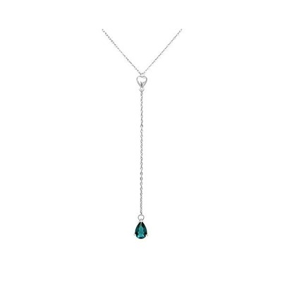 Колье из серебра лондон топаз кварц, Ю-51002