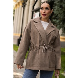 Пальто-пиджак (коричневый) Б14130-7М
