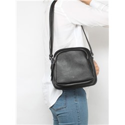 Сумка женская искусственная кожа VSH-V-0280,  1отд,  плечевой ремень,  черный 257455
