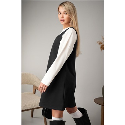 Женское офисное платье - сарафан Happyfox