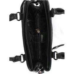 Сумка женская искусственная кожа GT-63283DB-H 1868-1,  1отд+карм/перег,  плечевой ремень,  черный 256813