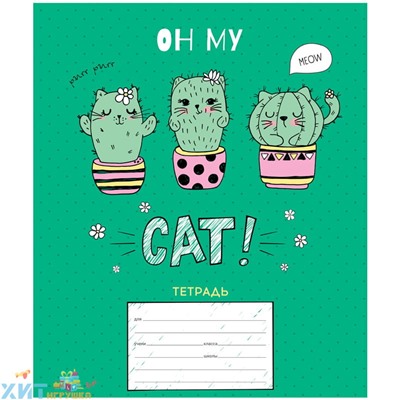 Тетрадь 12 л. лин. Рисунки. Trendy meow в ассортименте ArtSpace Т12л_29870, Т12л_29870