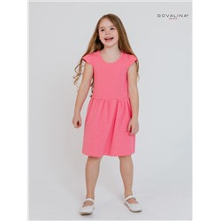 Платье Бабочка белый горошек