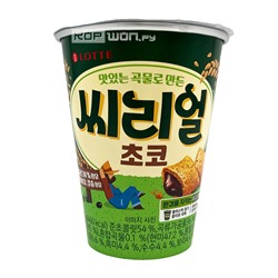 Печенье с шоколадной начинкой Cereal Choco Lotte, Корея, 89 г