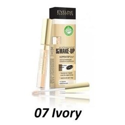 Корректор жидкий с аппликатором Art make-up Professional 2в1 т.07 ivory Eveline