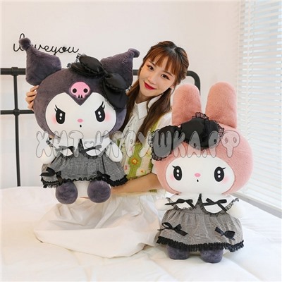 Мягкая игрушка обнимашка аниме Куроми Kuromi Melody 70 см (ВЫБОР ЦВЕТА) 230526-2, 230526-2_pink, 230526-2_black