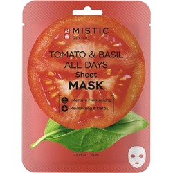 MISTIC TOMATO&BASIL Маска тканевая с экстр.томата и базилика 24мл АКЦИЯ! СКИДКА 10%