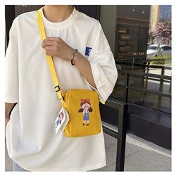 2404D-1 желт Сумка для девочек (18х16х5)