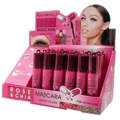 Тушь для ресниц ROSE  56714-03C (обычн.щеточка) 12мл Karite