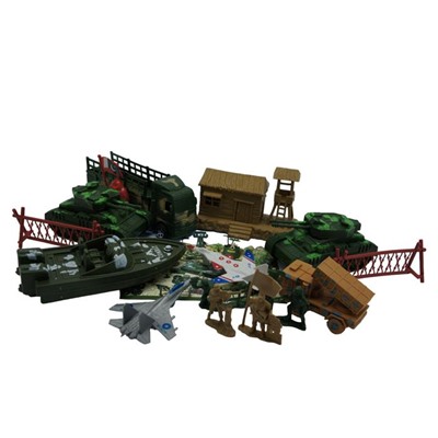 Набор Военная техники 5шт + аксессуары 24*22см / пакет 0055-S115