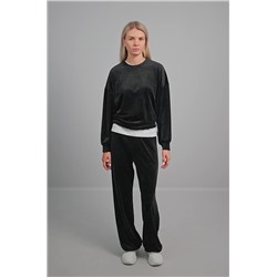 Женский велюровый костюм оверсайз Happyfox