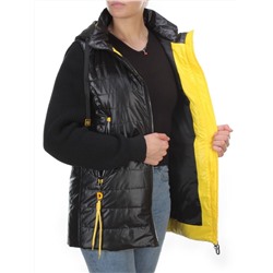 8255 BLACK Куртка демисезонная женская BAOFANI (100 гр. синтепон) размеры 42-44-46-48-50