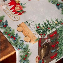 Дорожка столовая "У камина" 45*150 см. хлопок 100%