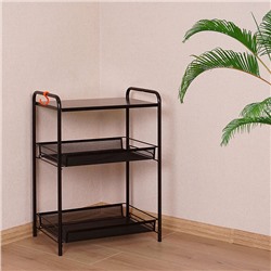 Этажерка "Ладья 33С" (LADYA 33С storage rack) (Черный) Э557 Ч