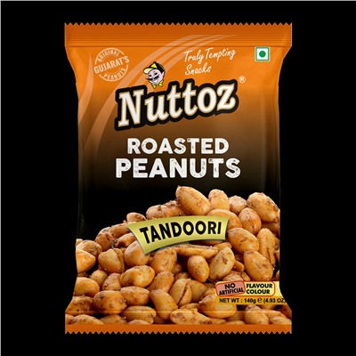 Roasted Peanuts TANDOORI, Nuttoz (Жареный арахис ТАНДУРИ, Наттоз), 140 г.