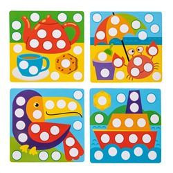 Развивающая игра для маленьких «Большое путешествие». Серия «Учись, играя» (разноцветные кружочки)