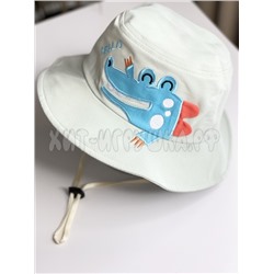 Панама детская с затяжкой CROCO р-р 54, pa_croc_white, pa_croc_blue, pa_croc_green, pa_croc_yellow
