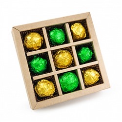 Обертка для конфет Зеленая 8*8 см, 100 шт.