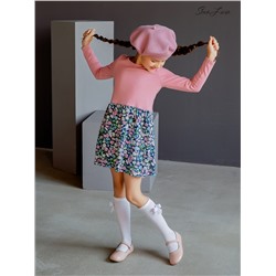 Платье Энни зефир - луговые цветы