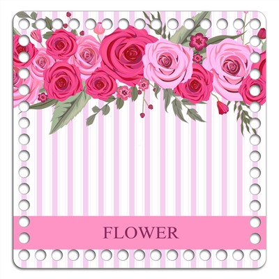 Квадрат 20 см. Rose Box