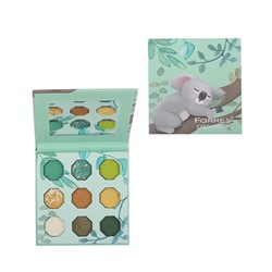 Тени д/век 9-цв. компактные 200  т.05 Коала Farres