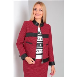 Gamma Gracia 170 бордовый-черный-соты, Юбка,  Жакет