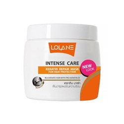 INTENSE CARE Keratin Repair Mask FOR HEAT PROTECTION, Lolane (ИНТЕНСИВНЫЙ УХОД Кератиновая Восстанавливающая Маска ДЛЯ ТЕРМОЗАЩИТЫ ВОЛОС, Лолейн), 200 г.