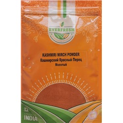 KASHMIRI MIRCH POWDER, Everfresh (КАШМИРСКИЙ КРАСНЫЙ ПЕРЕЦ МОЛОТЫЙ, Эверфреш), 100 г.