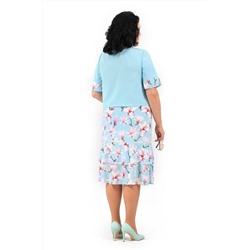 MadameRita 5146 голубой, Юбка,  Жакет