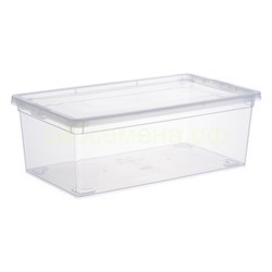 Ящик 10л 370х250х140мм прозр (М2352)