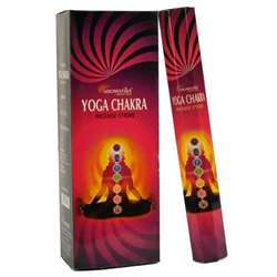 Aromatika YOGA CHAKRA Incense Sticks (ЙОГА ЧАКРА ароматические палочки, Ароматика), шестигранник, 20 г.