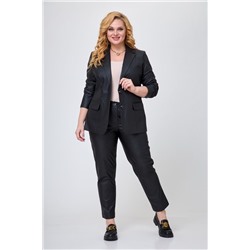 БелЭльСтиль 203-1 13 22+586-1 04 22 черная-кожа, Брюки,  Жакет