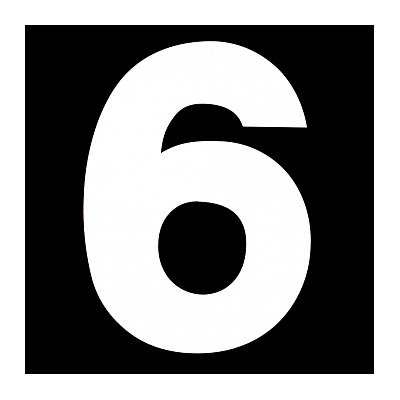 Трафарет для торта "Цифра 6,9", высота 25 см