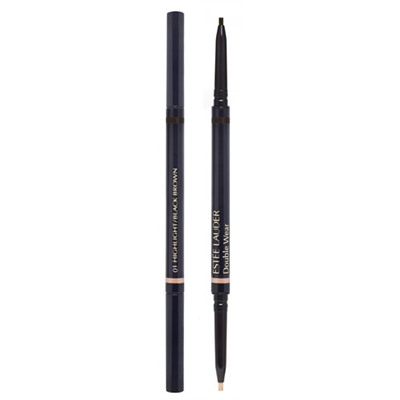 EL YLJ9-01 DW Stay in place BROW LIFT DUO карандаш д/бровей 01 Black brown NEW!!