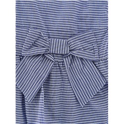 Платье UD 4703 син.клетка