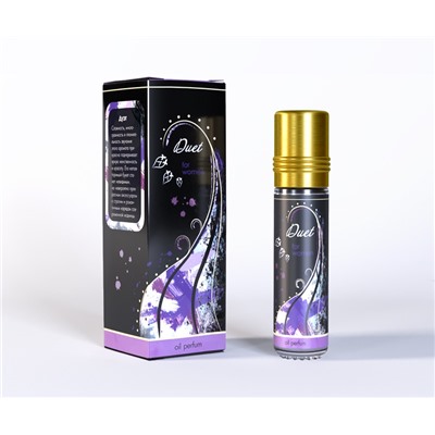 DUET for women, Shams Natural Oils (ДУЭТ женские духи на основе масла, жасмин-пачули), 10 мл.