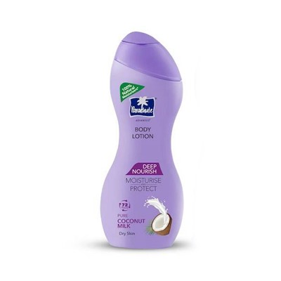 Parachute Advanced Body Lotion COCONUT MILK, Marico Limited (Ухаживающий лосьон для тела КОКОСОВОЕ МОЛОКО, Марико Лимитед), 250 мл.