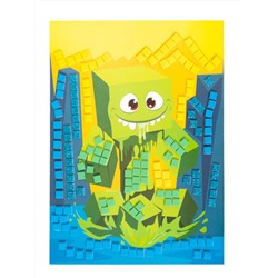 Аппликация для детей «Слаймер» (4 цвета, 200 элементов)