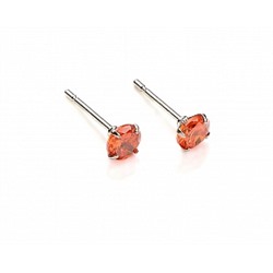 Серьги-гвоздики PR1469 -8 оранж